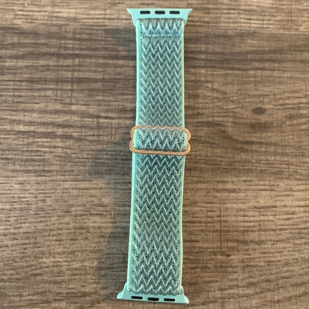 🍒🍒 Mint Green Nylon Adjustable Apple Watch Band❗️Price Firm❗️